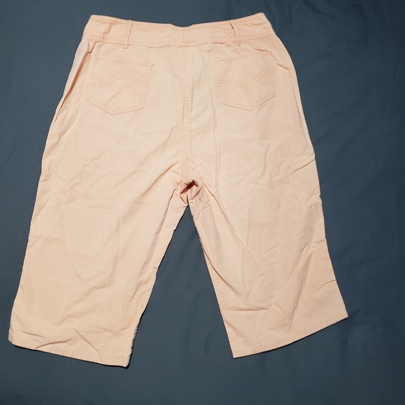 Khakis International Design light orange capri pants size 10 - Picture 4 of 8